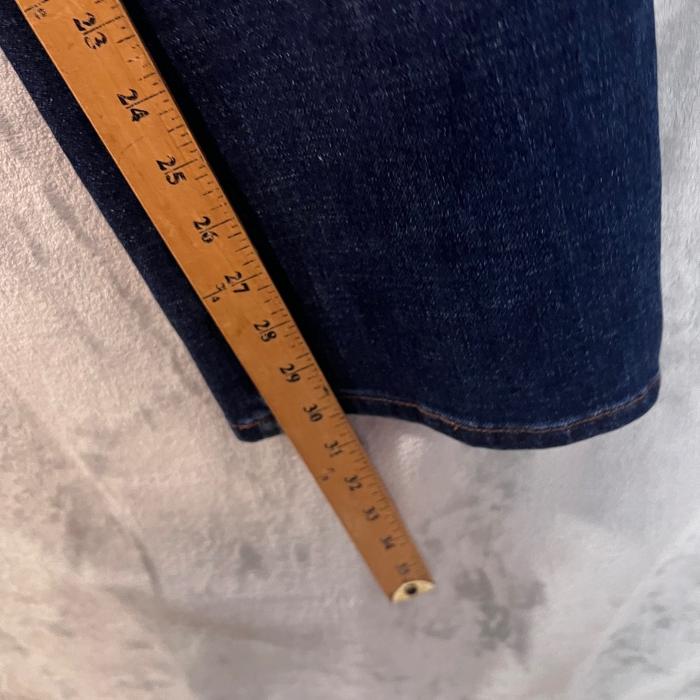 Judy Blue Jeans sz 30  Button Fly Straight Fit  Dark Wash Denim Pants High Rise - Picture 6 of 12